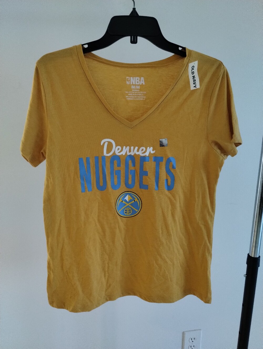 Denver Nuggets Old Navy Women's Sizes M Tan Brown Shirt Pullover New w/ Tags
